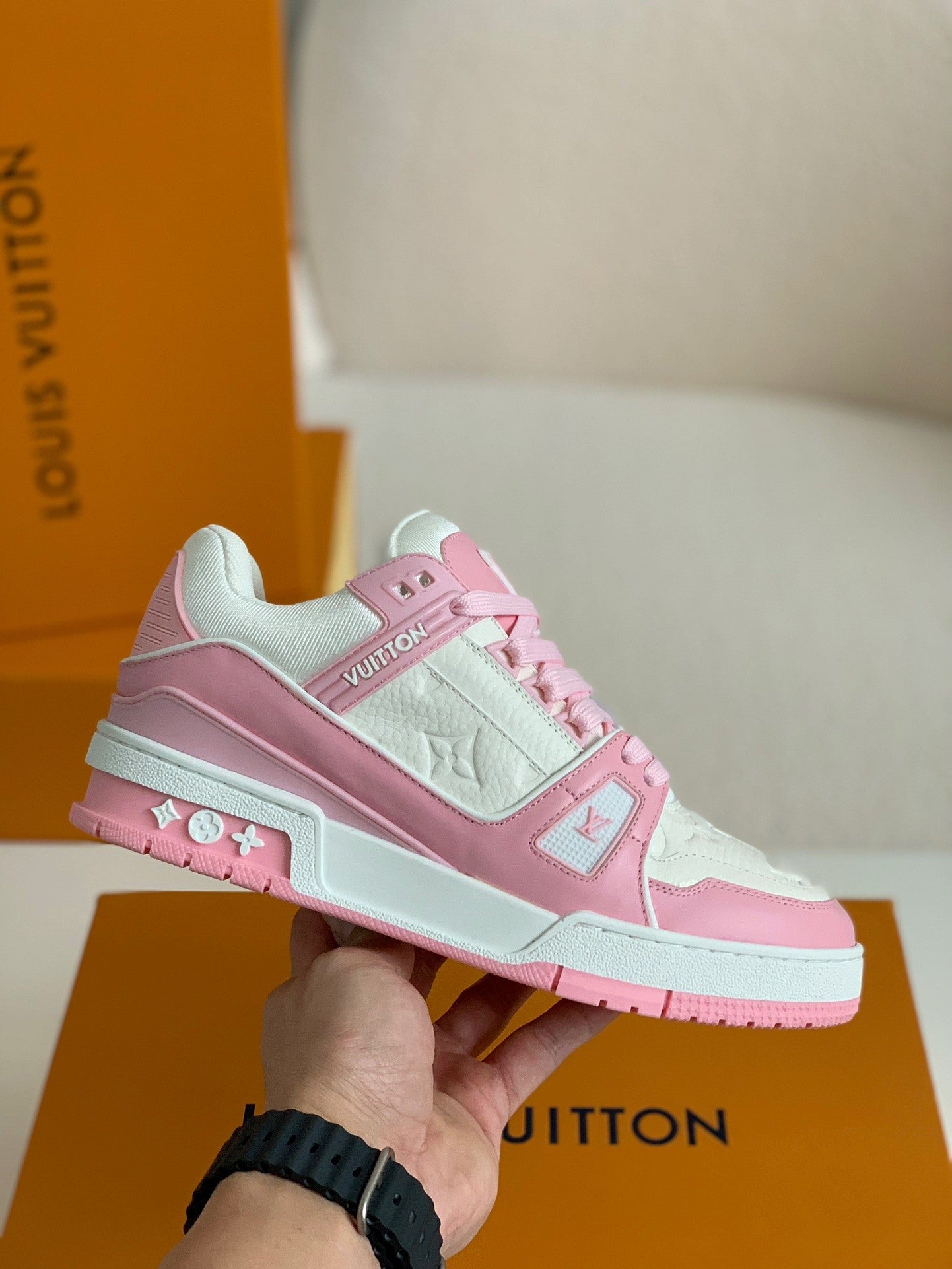 LV PINK TRAINERS